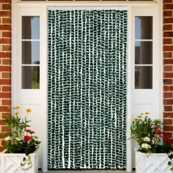 vidaXL - Deurgordijn - Groen - Polypropyleen - 90 x 220 cm Hot