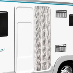 vidaXL - Deurgordijn - Taupe - Polypropyleen Clearance