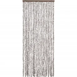 vidaXL - Deurgordijn - Taupe - Polypropyleen Clearance