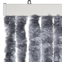 vidaXL - Deurgordijn - Zilver - Polypropyleen - 90 x 200 cm Best