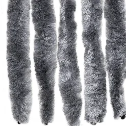 vidaXL - Deurgordijn - Zilver - Polypropyleen - 90 x 200 cm Best