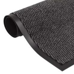 vidaXL - Deurmat - Antraciet - Stof - 90 x 150 cm Hot