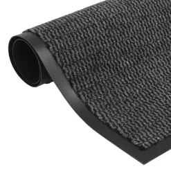 vidaXL - Deurmat - Antraciet - Stof - 120 x 180 cm - 2 stuks Outlet