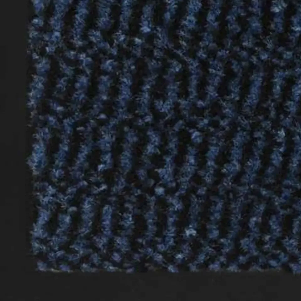 vidaXL - Deurmat - Blauw - Stof - 60 x 90 cm - 2 stuks