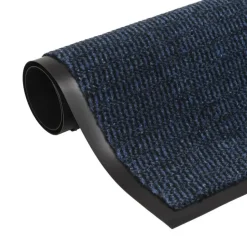 vidaXL - Deurmat - Blauw - Stof - 120 x 180 cm New