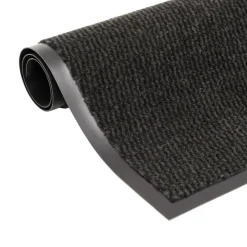 vidaXL - Deurmat - Zwart - Stof - 120 x 180 cm New