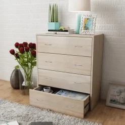 vidaXL - Dressoir - Bruin - Hout Clearance