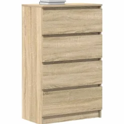 vidaXL - Dressoir - Bruin - Bewerkt hout Online