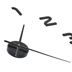 vidaXL - 3d-wandklok - Zwart - Acryl Discount