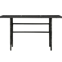 vidaXL - Eethoek - Grijs - Poly rattan New