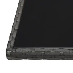 vidaXL - Eethoek - Grijs - Poly rattan New
