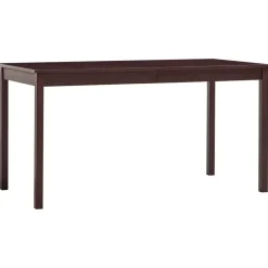 vidaXL - Eettafel - Bruin - Grenenhout - 140 x 70 x 73 cm Outlet