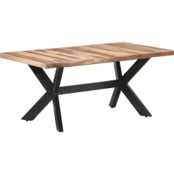 vidaXL - Eettafel - Bruin - Hout - 180 x 90 x 75 cm Hot