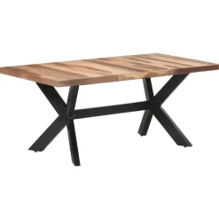 vidaXL - Eettafel - Bruin - Hout - 180 x 90 x 75 cm Hot