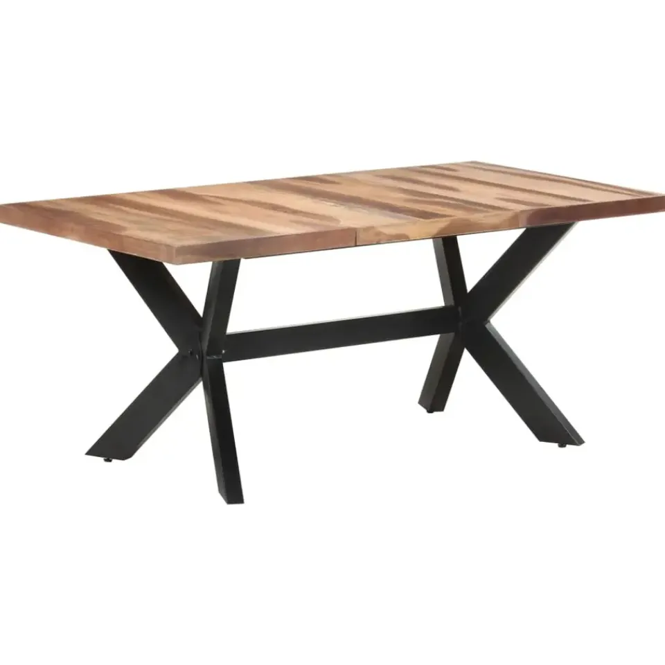 vidaXL - Eettafel - Bruin - Hout - 180 x 90 x 75 cm Hot