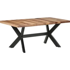 vidaXL - Eettafel - Bruin - Hout - 180 x 90 x 75 cm Hot
