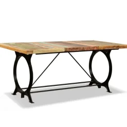 vidaXL - Eettafel - Bruin - Hout