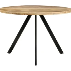vidaXL - Eettafel - Bruin - Hout - Ø 110 x 75 cm Best