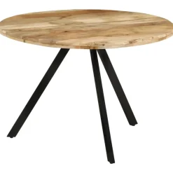 vidaXL - Eettafel - Bruin - Hout - Ø 110 x 75 cm Best