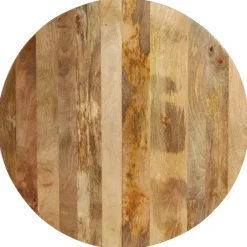 vidaXL - Eettafel - Bruin - Hout - Ø 110 x 75 cm Best