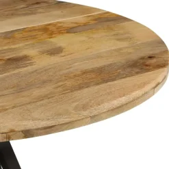vidaXL - Eettafel - Bruin - Hout - Ø 110 x 75 cm Best