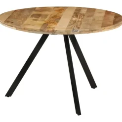 vidaXL - Eettafel - Bruin - Hout - Ø 110 x 75 cm Best