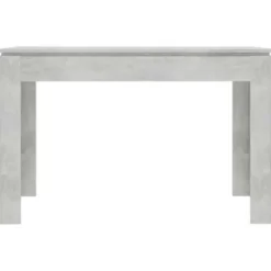 vidaXL - Eettafel - Grijs - Bewerkt hout Sale