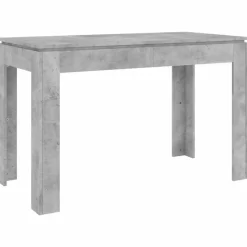 vidaXL - Eettafel - Grijs - Bewerkt hout Sale