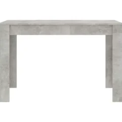 vidaXL - Eettafel - Grijs - Bewerkt hout Clearance