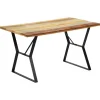 vidaXL - Eettafel - Multikleur - Hout - 140 x 80 x 76 cm Online