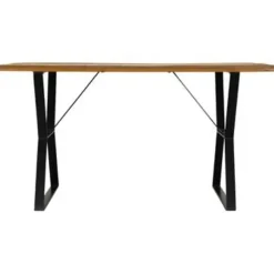 vidaXL - Eettafel - Multikleur - Hout - 140 x 80 x 76 cm Online