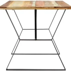 vidaXL - Eettafel - Multikleur - Hout - 140 x 80 x 76 cm Online