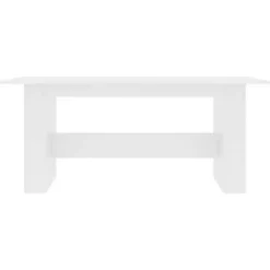 vidaXL - Eettafel - Wit - Bewerkt hout Hot