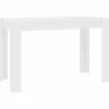 vidaXL - Eettafel - Wit - Bewerkt hout Hot