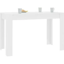 vidaXL - Eettafel - Wit - Bewerkt hout Hot