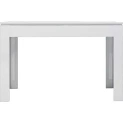 vidaXL - Eettafel - Wit - Bewerkt hout Sale