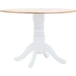 vidaXL - Eettafel - Wit - Hout Sale