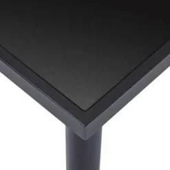 vidaXL - Eettafel - Zwart - Glas - 140 x 70 x 75 cm Sale