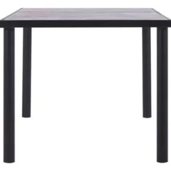 vidaXL - Eettafel - Zwart - MDF - 180 x 90 x 75 cm Best