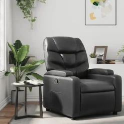 vidaXL - Fauteuil - Zwart - Kunstleer Best