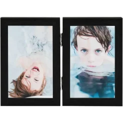 vidaXL - Fotolijst - Zwart - MDF - 2 x (21 x 29.7 cm) Best