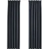 vidaXL - Gordijn - Antraciet - Stof - 140 x 175 cm - 2 stuks Best