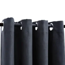 vidaXL - Gordijn - Antraciet - Stof - 140 x 245 cm Online