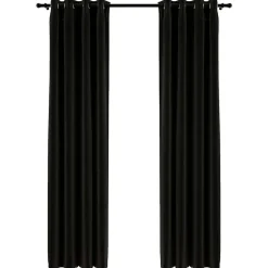 vidaXL - Gordijn - Antraciet - Stof - 140 x 225 cm - 2 stuks Outlet