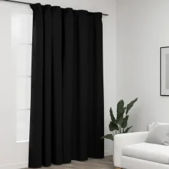 vidaXL - Gordijn - Antraciet - Stof Outlet