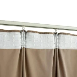 vidaXL - Gordijn - Beige - Fluweel Sale