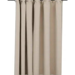 vidaXL - Gordijn - Beige - Stof New