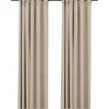 vidaXL - Gordijn - Beige - Stof - 140 x 225 cm - 2 stuks New