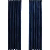 vidaXL - Gordijn - Blauw - Fluweel - 140 x 245 cm - 2 stuks