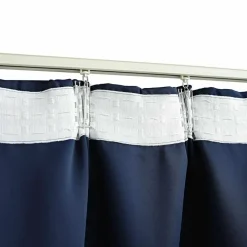 vidaXL - Gordijn - Blauw - Stof New